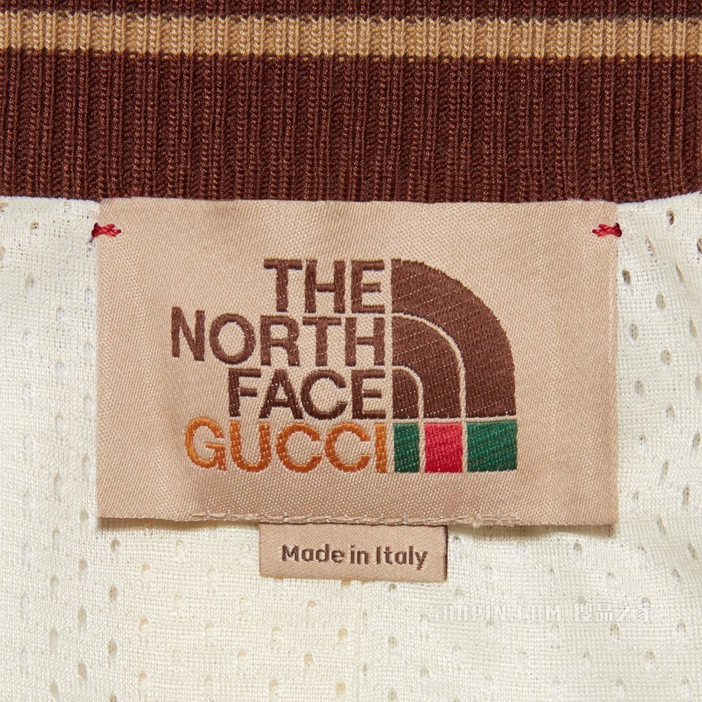 The North Face x Gucci联名系列夹克 森林印花