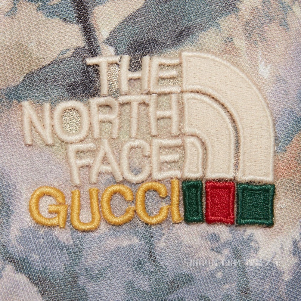 The North Face x Gucci联名系列慢跑长裤 森林印花