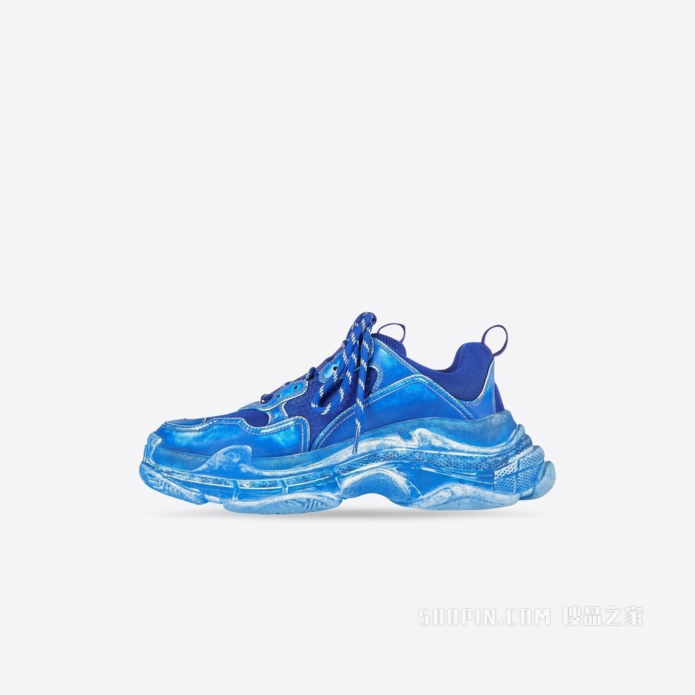 Triple S 褪色运动鞋