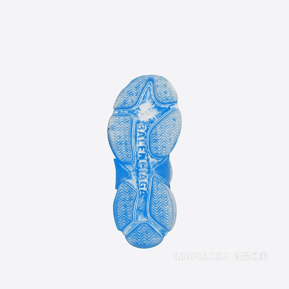 Triple S 褪色运动鞋