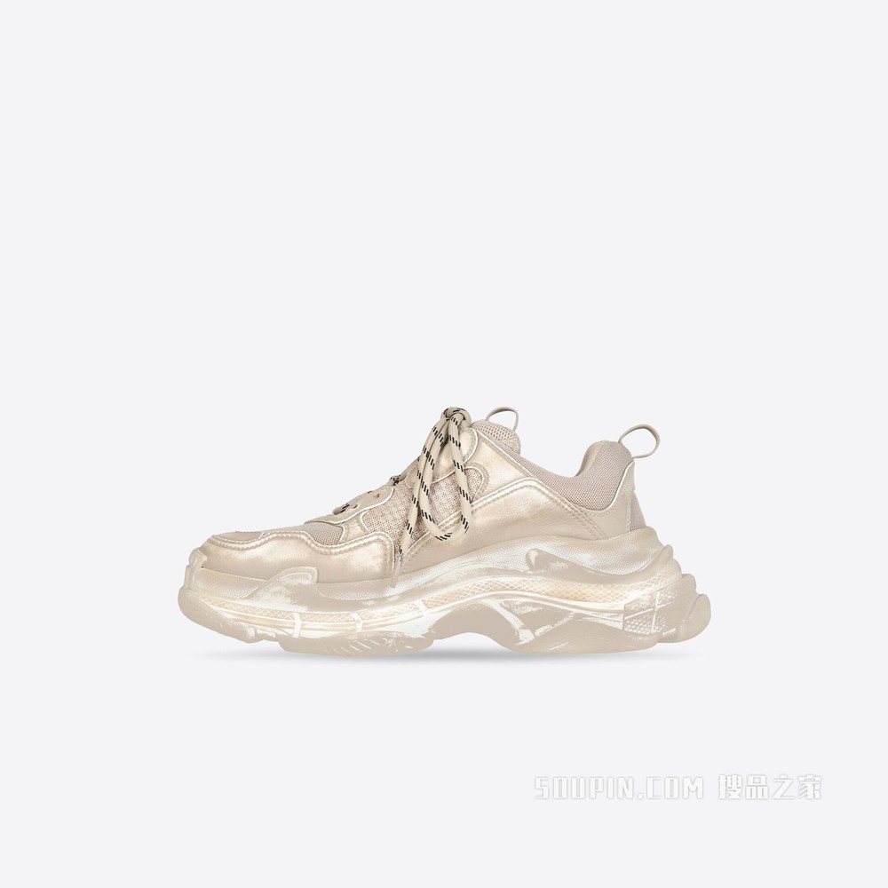 Triple S 褪色运动鞋