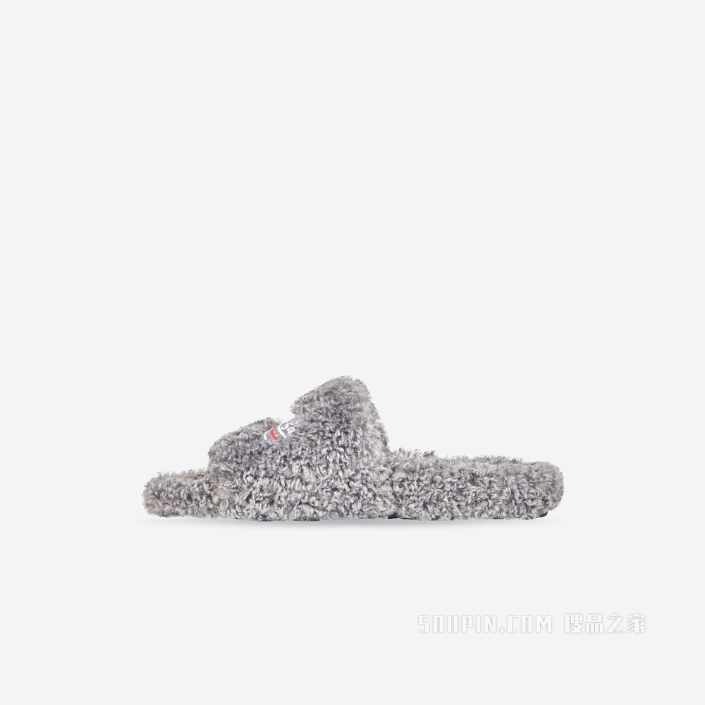 Furry Slide Sandal 凉鞋