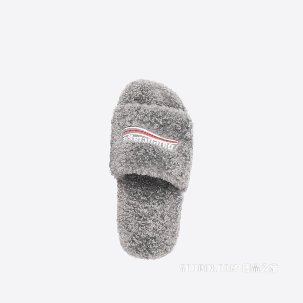 Furry Slide Sandal 凉鞋
