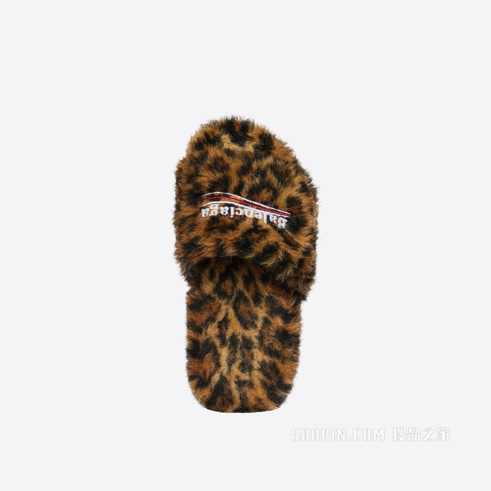 Furry Slide Sandal 凉鞋