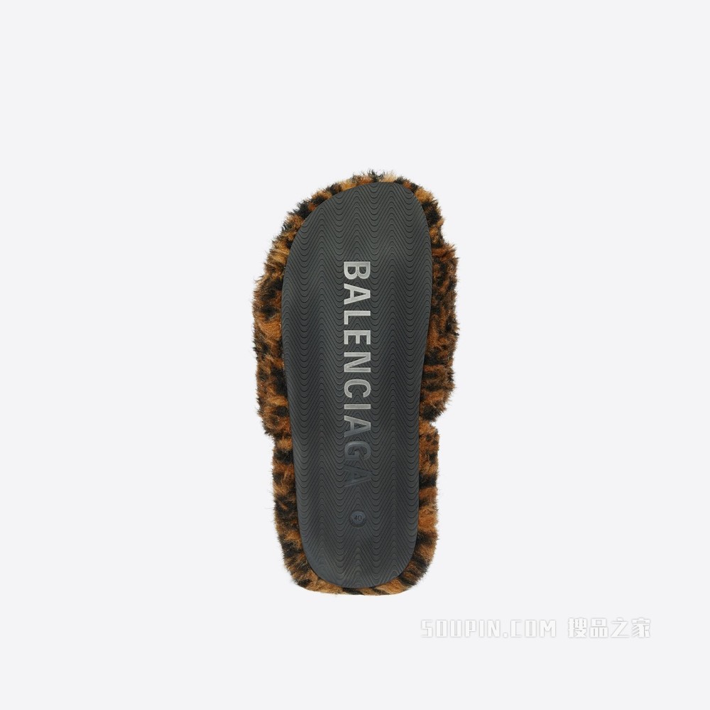 Furry Slide Sandal 凉鞋