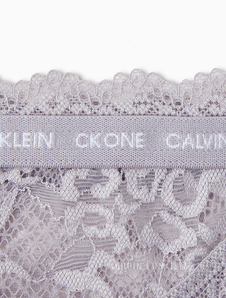 【One有引力带】Calvin Klein 女士三角蕾丝性感比基尼贴身内裤QF6203AD