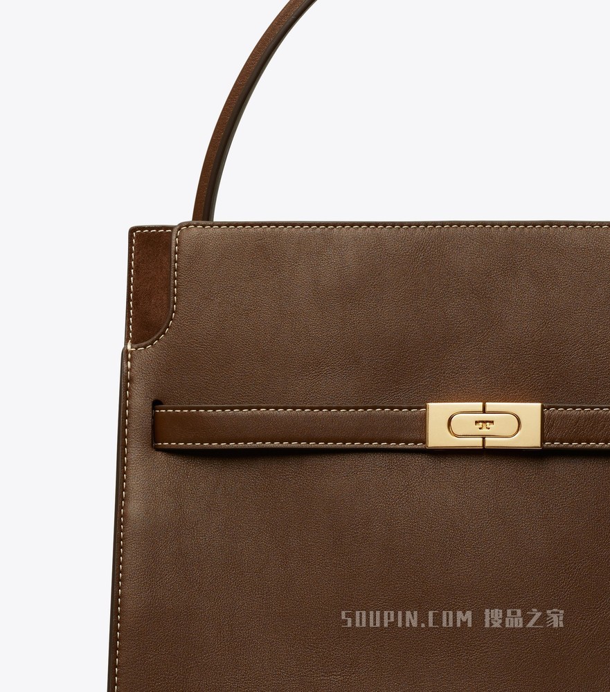 Lee Radziwill 双层手袋 松露巧克力棕