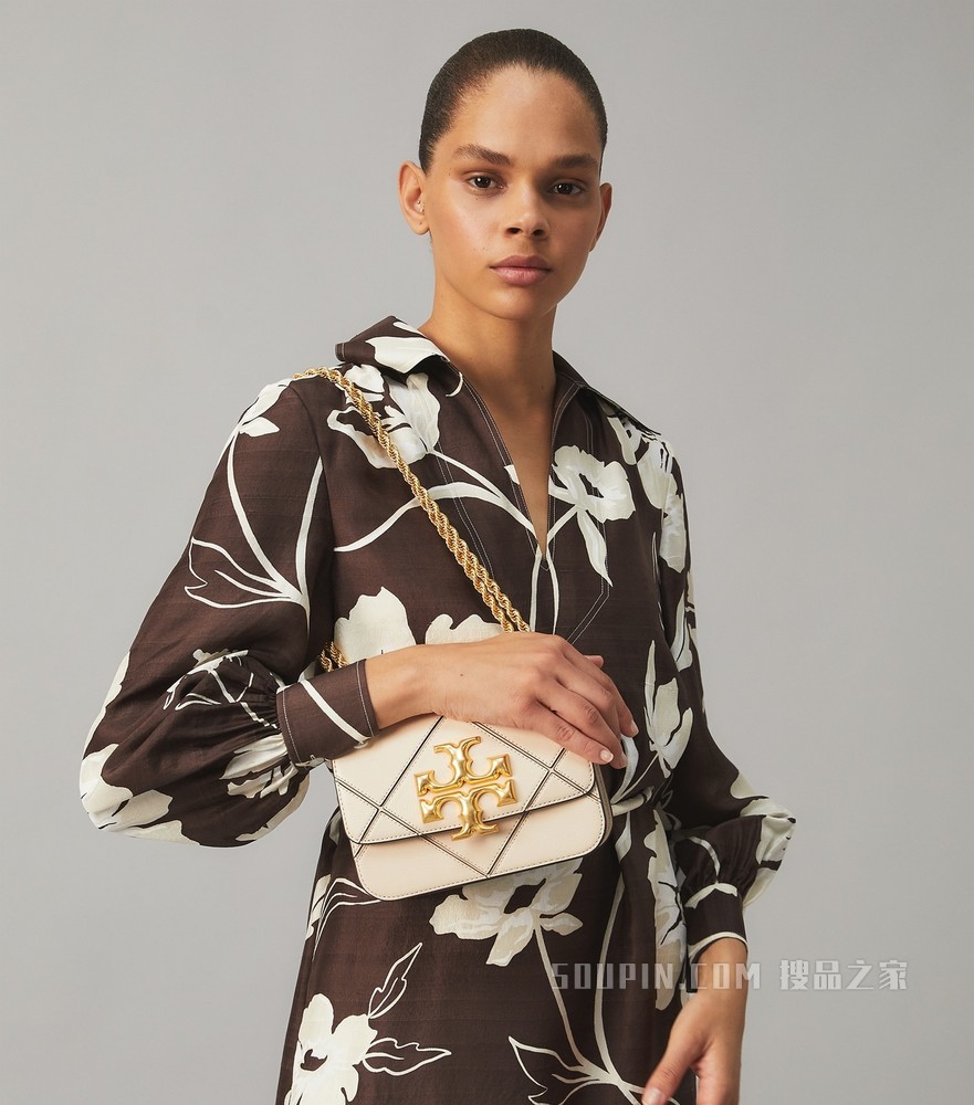 Eleanor 小号手袋 奶油白