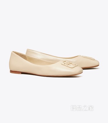 Georgia Extended Width 芭蕾舞平底鞋 焦糖太妃色