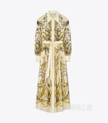 Eleanor 棉质薄纱连衣裙 晨鹤