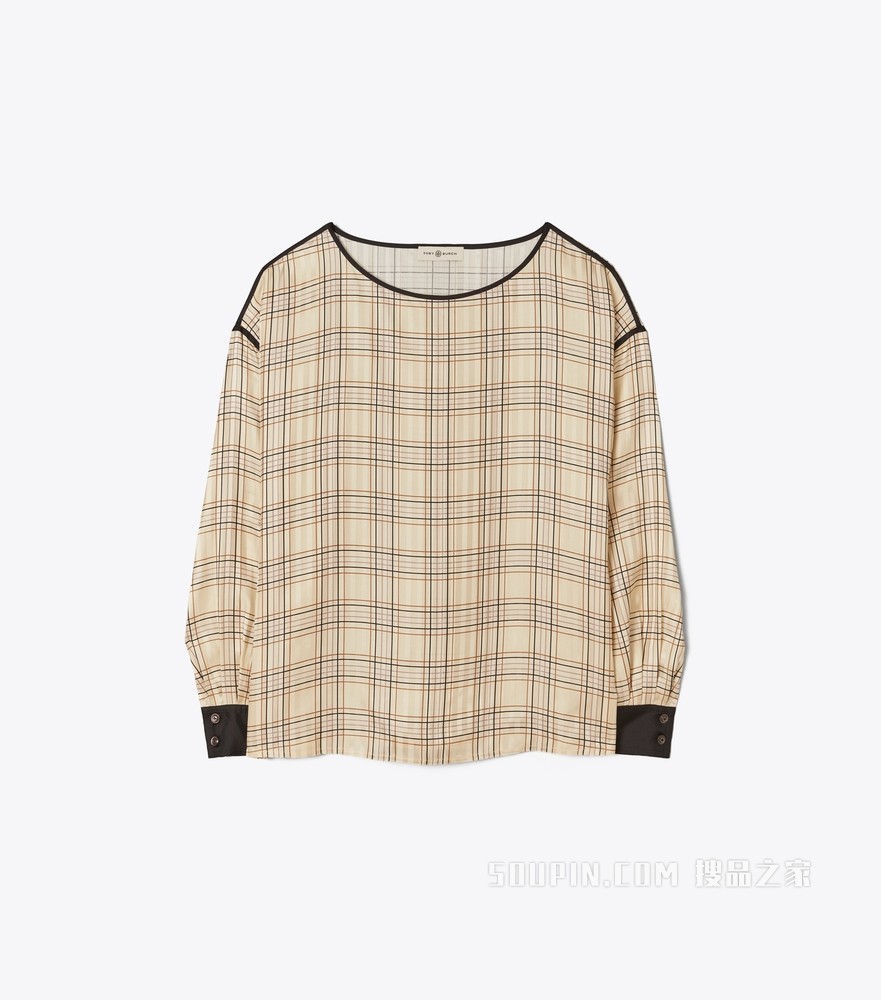 Robinson 提花上衣 格纹