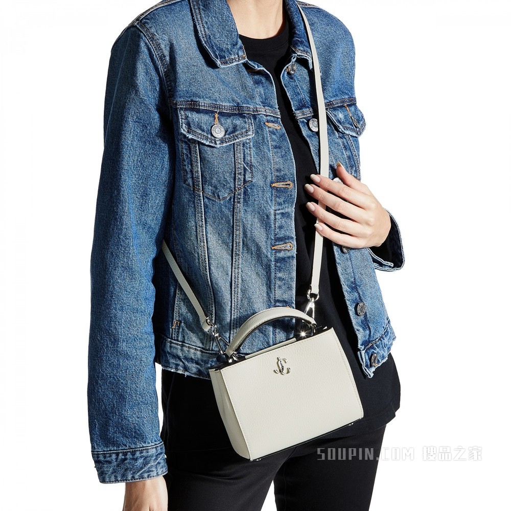 VARENNE TOP HANDLE MINI 黑色都市粒纹牛皮迷你包
