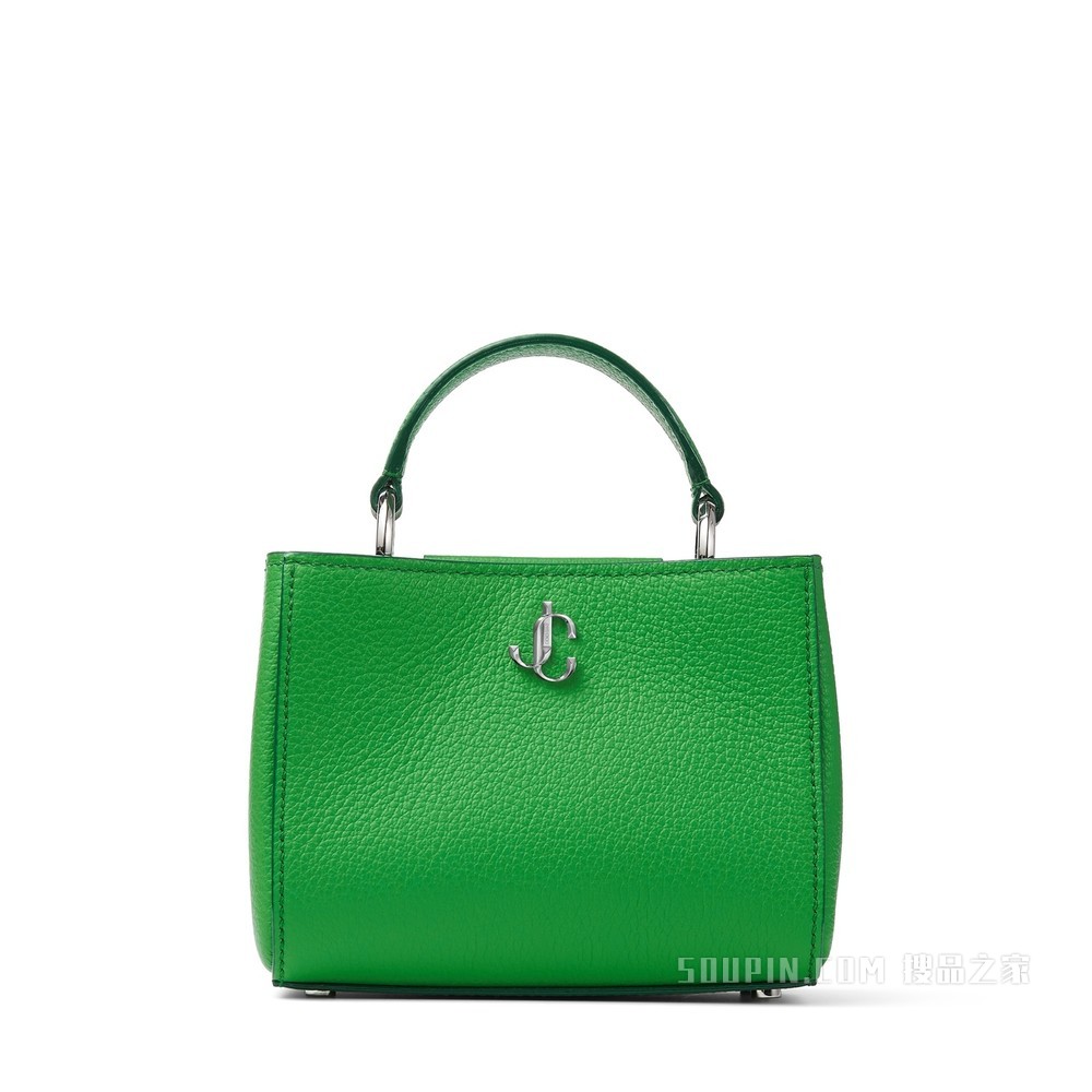 VARENNE TOP HANDLE MINI 黑色都市粒纹牛皮迷你包
