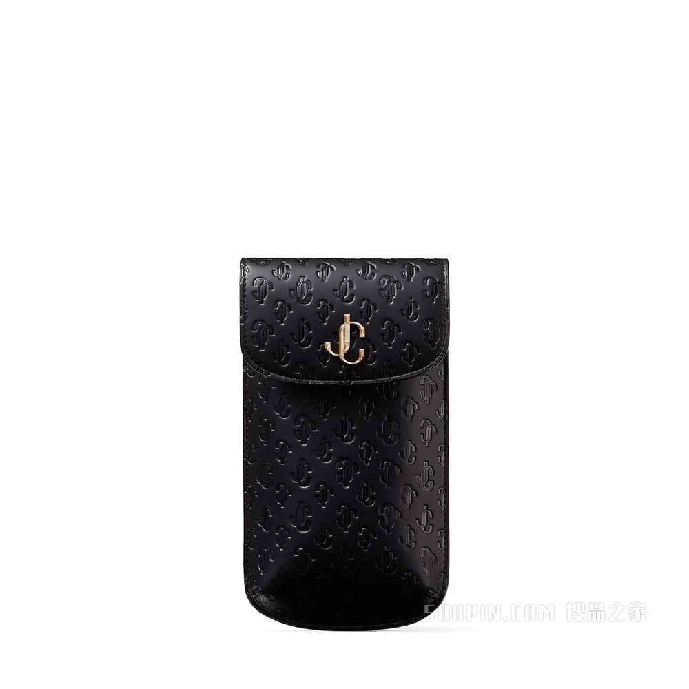 VARENNE PHONE CASE 黑色 JC 字母图案手机包
