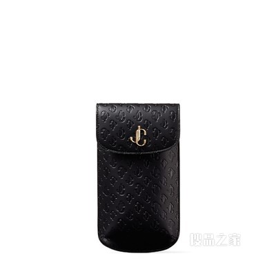 VARENNE PHONE CASE 黑色 JC 字母图案手机包