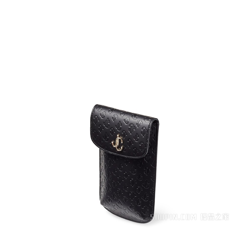 VARENNE PHONE CASE 黑色 JC 字母图案手机包