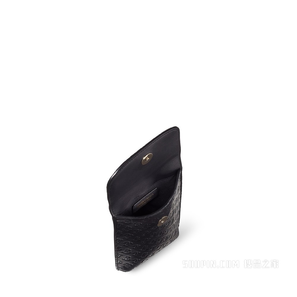 VARENNE PHONE CASE 黑色 JC 字母图案手机包