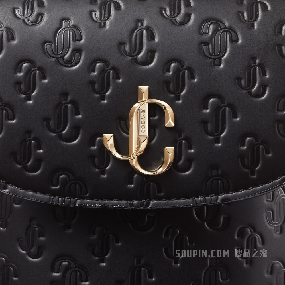 VARENNE PHONE CASE 黑色 JC 字母图案手机包