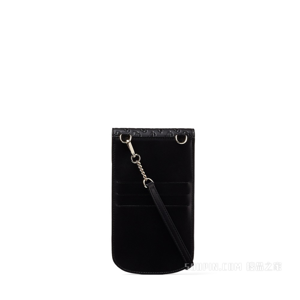 VARENNE PHONE CASE 黑色 JC 字母图案手机包