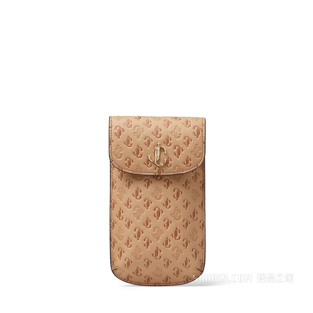 VARENNE PHONE CASE 黑色 JC 字母图案手机包