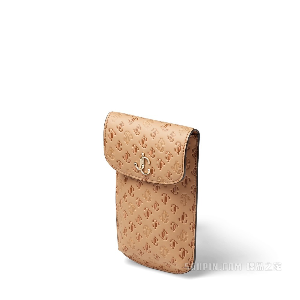 VARENNE PHONE CASE 黑色 JC 字母图案手机包