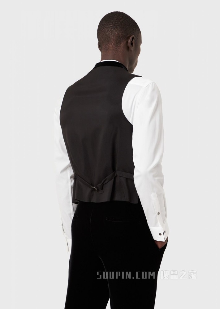 个性单排扣马甲 | Giorgio Armani