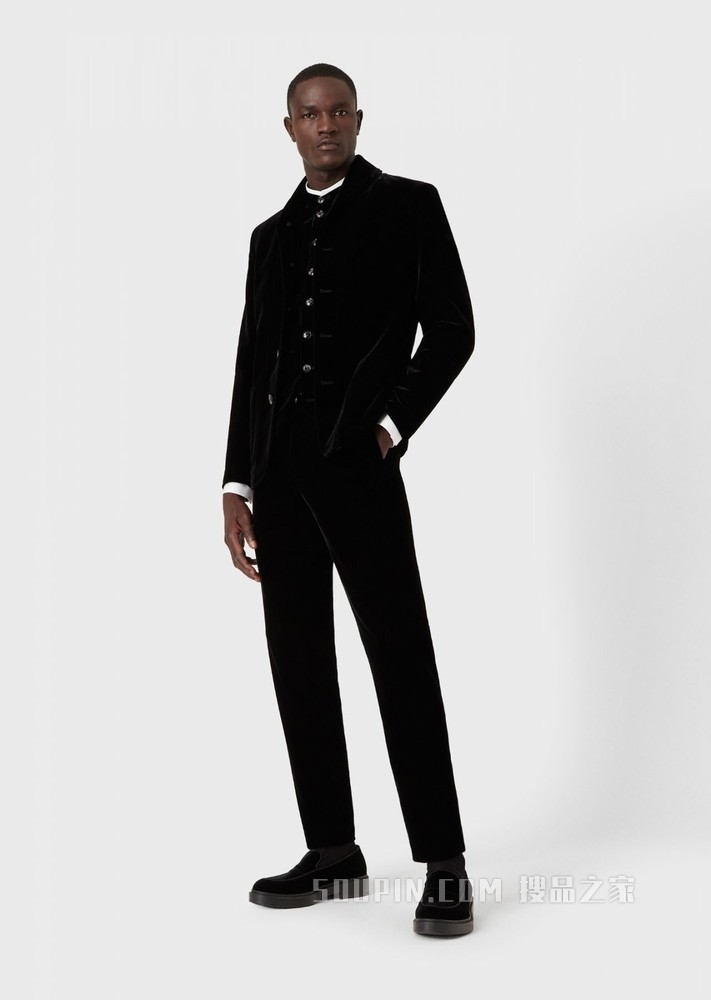 个性单排扣马甲 | Giorgio Armani
