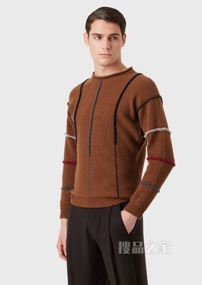 百搭长袖针织衫 | Giorgio Armani