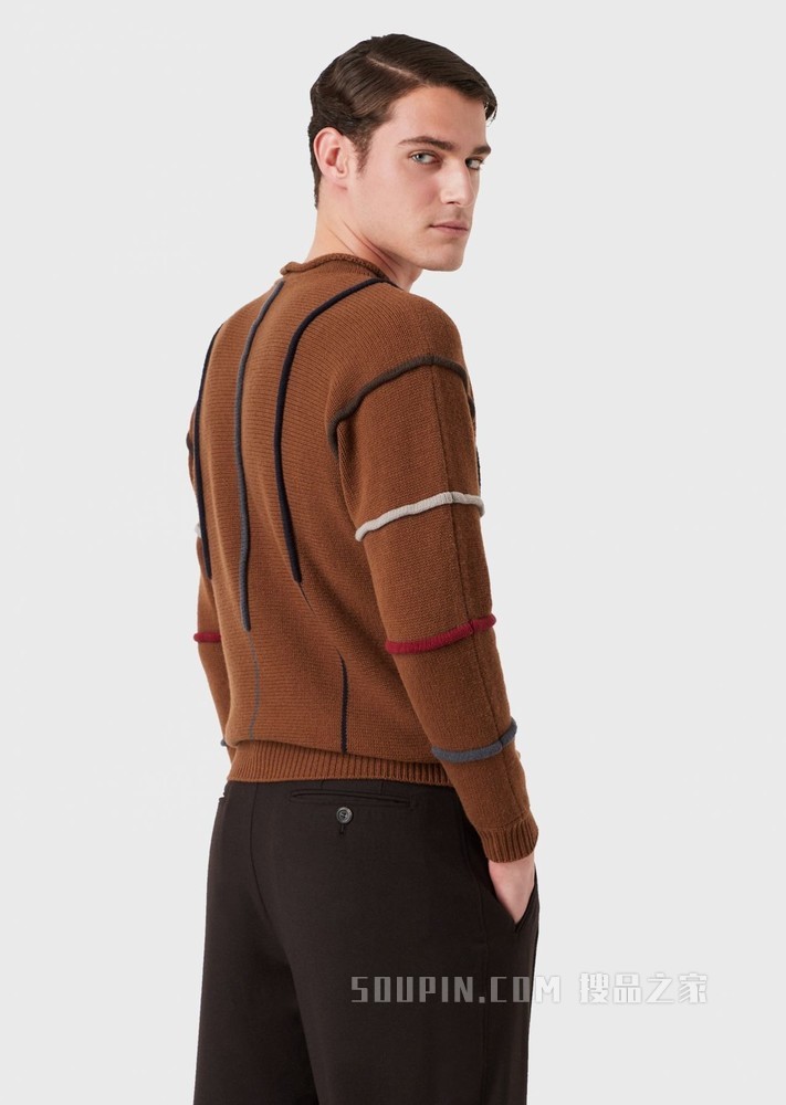 百搭长袖针织衫 | Giorgio Armani