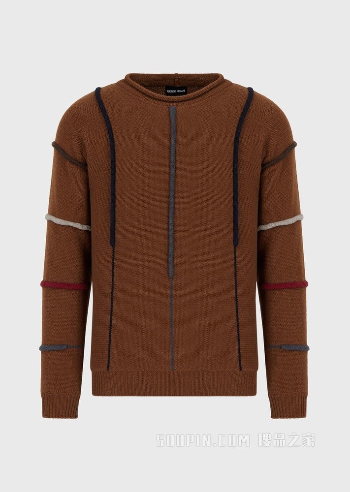 百搭长袖针织衫 | Giorgio Armani