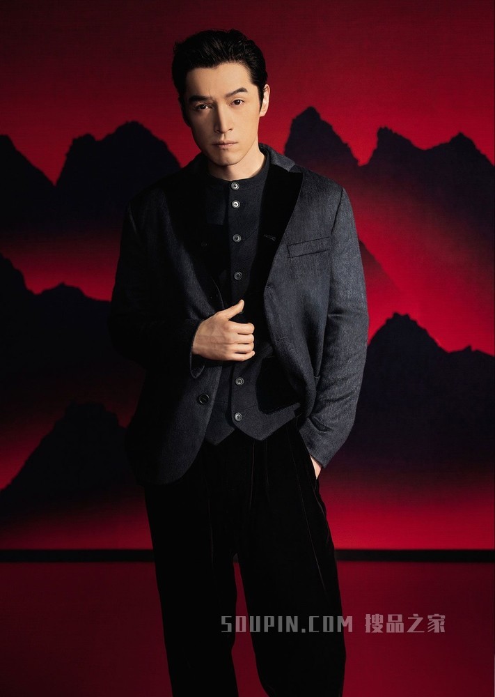 胡歌同款单排扣休闲西服 | Giorgio Armani