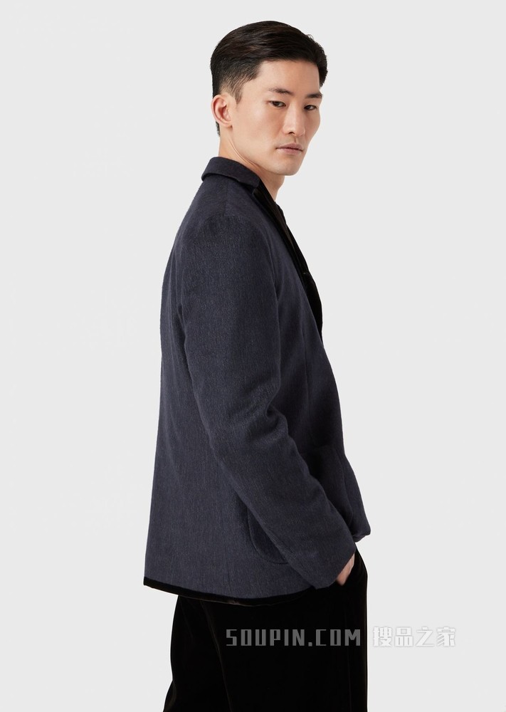 胡歌同款单排扣休闲西服 | Giorgio Armani