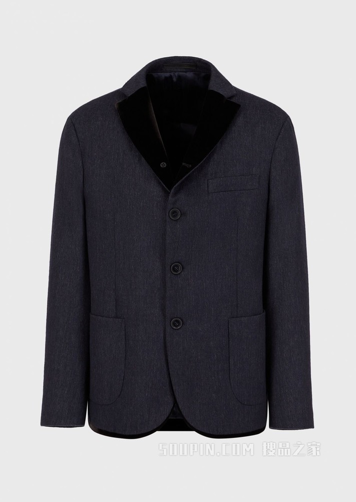胡歌同款单排扣休闲西服 | Giorgio Armani