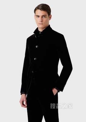 单排扣休闲西服 | Giorgio Armani