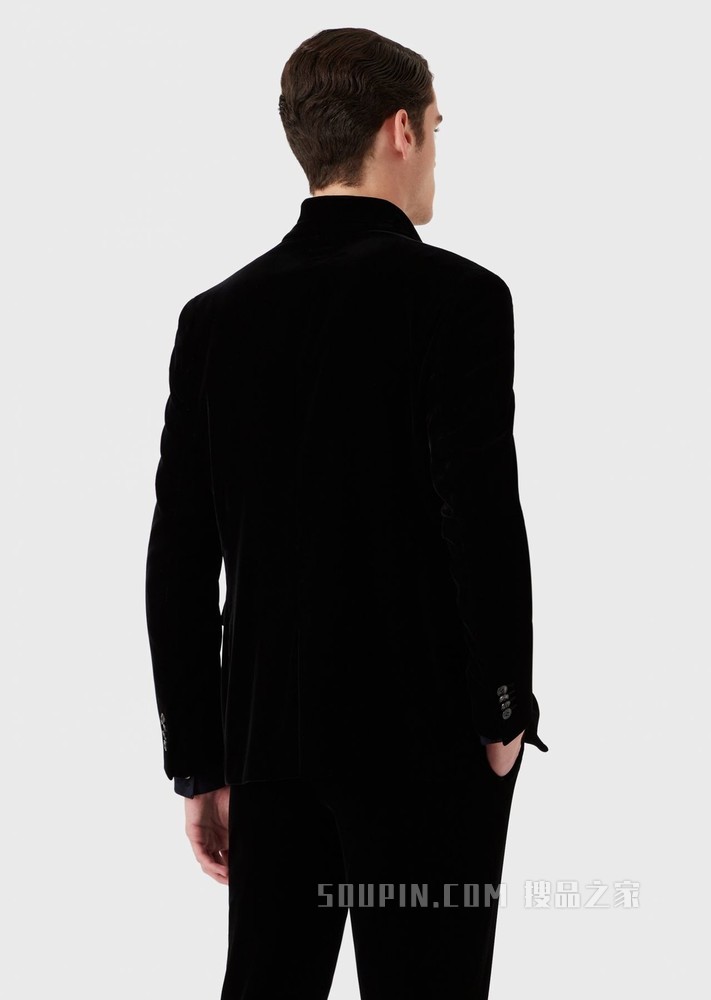 单排扣休闲西服 | Giorgio Armani