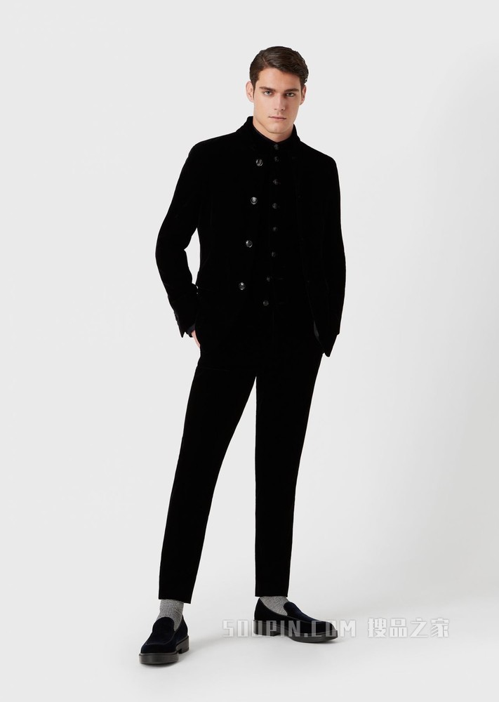 单排扣休闲西服 | Giorgio Armani
