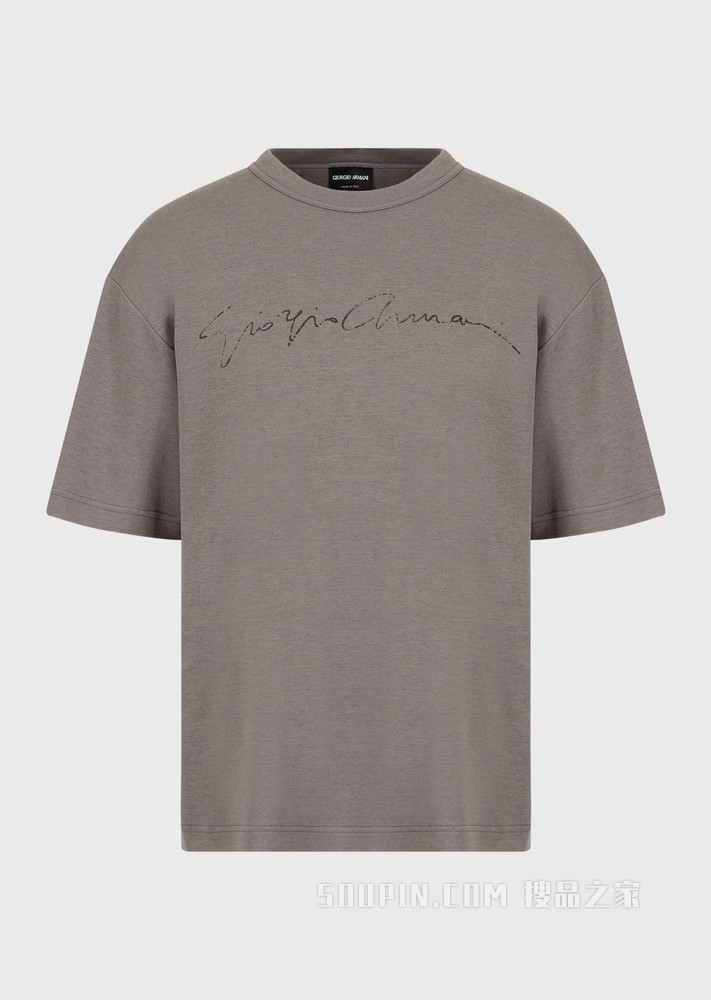 简约休闲短袖T恤 | Giorgio Armani