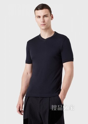 V领短袖T恤 | Giorgio Armani