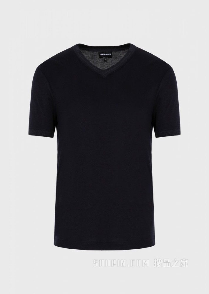 V领短袖T恤 | Giorgio Armani