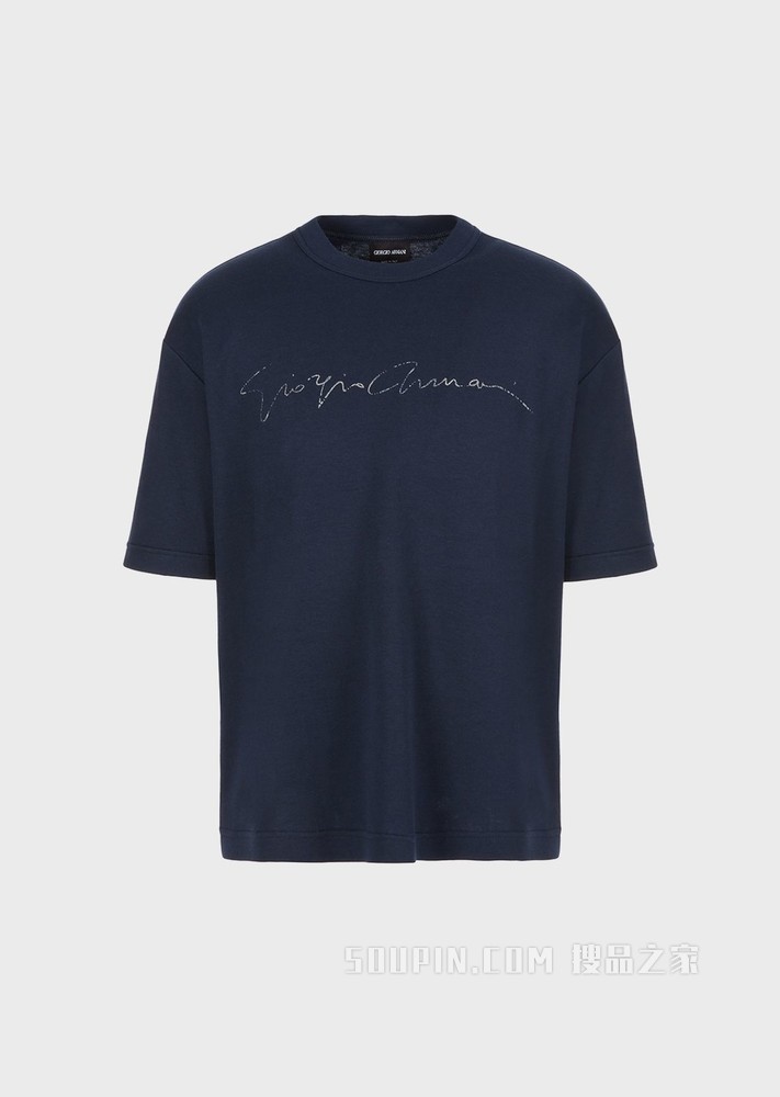 简约休闲短袖T恤 | Giorgio Armani