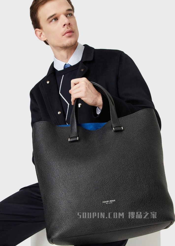 人字纹图案羊毛毛衣 | Giorgio Armani