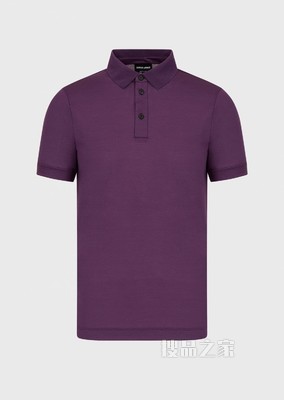 绵羊毛短袖POLO衫 | Giorgio Armani