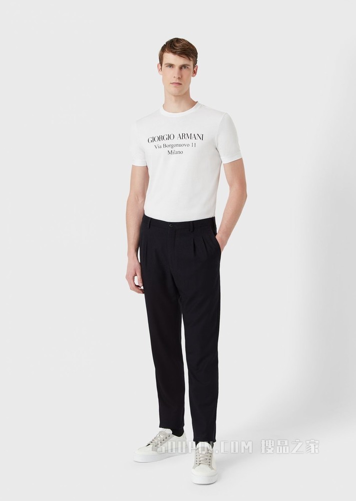 经典棉质短袖T恤 | Giorgio Armani