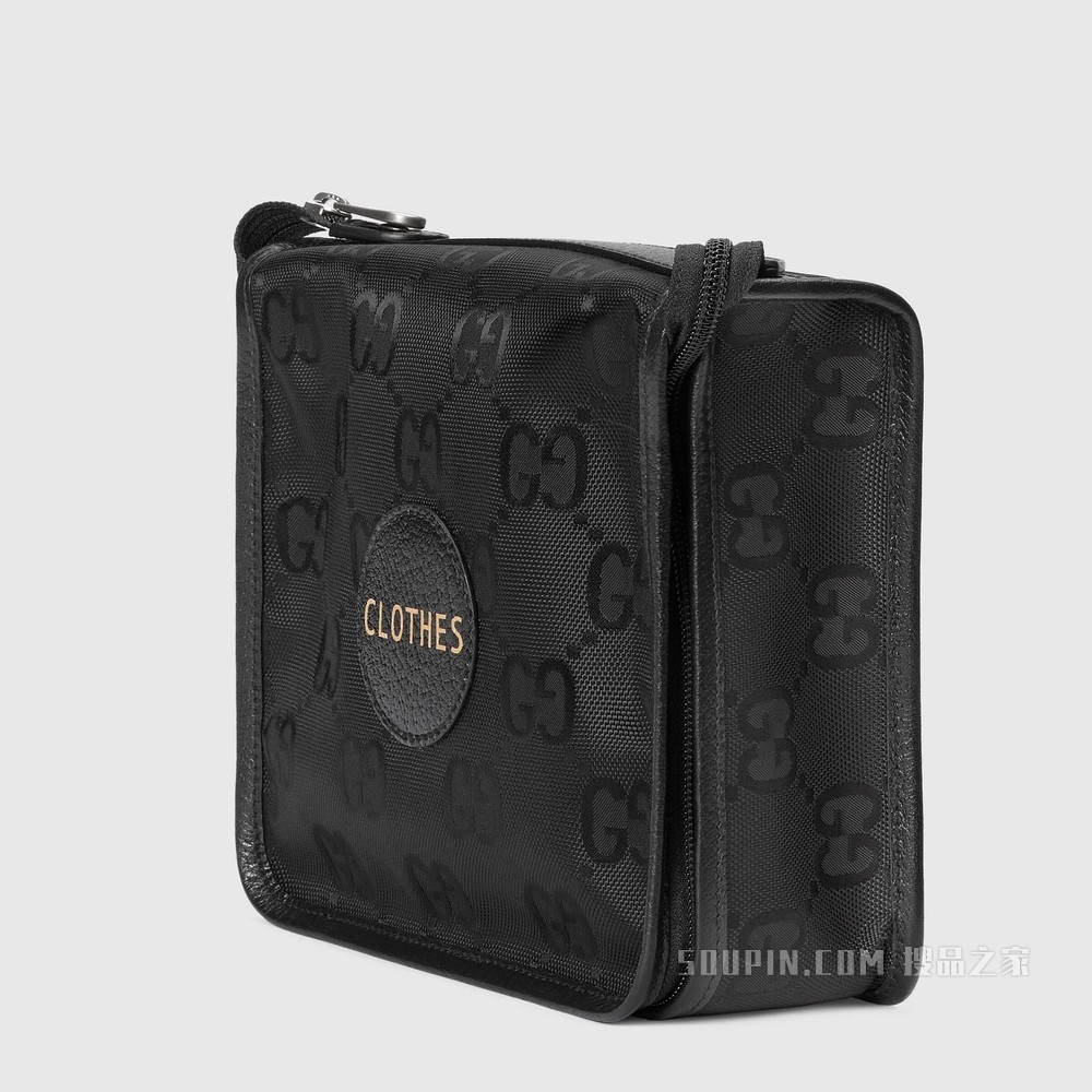 Gucci Off The Grid系列小号方包 黑色GG ECONYL®