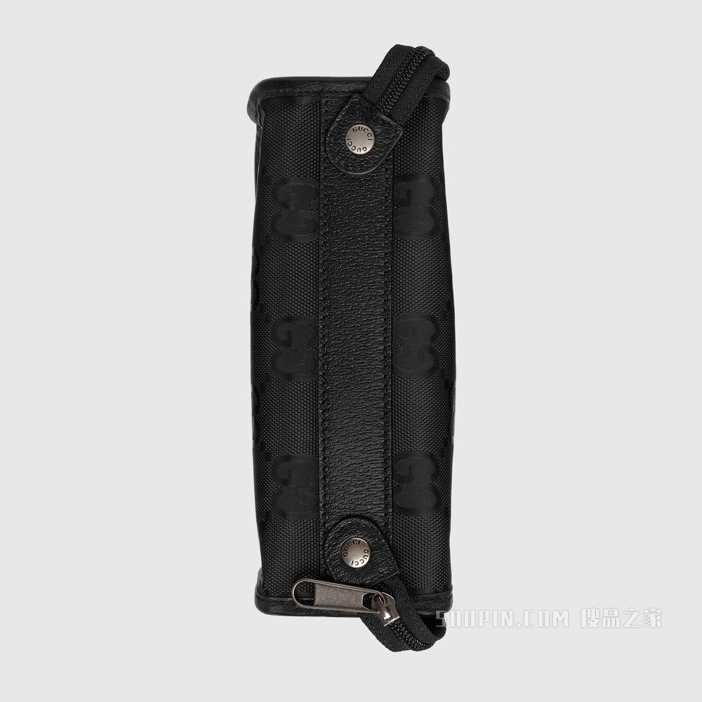 Gucci Off The Grid系列小号方包 黑色GG ECONYL®
