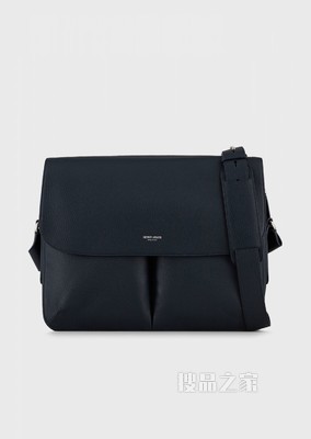 经典牛皮革斜挎包 | Giorgio Armani