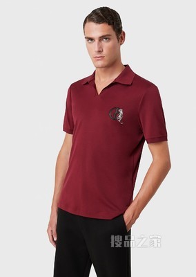 新春系列棉质POLO衫 | Giorgio Armani