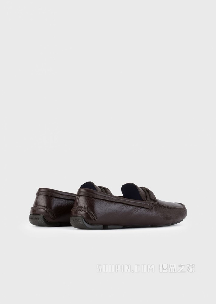 经典标识柔软乐福鞋 | Giorgio Armani