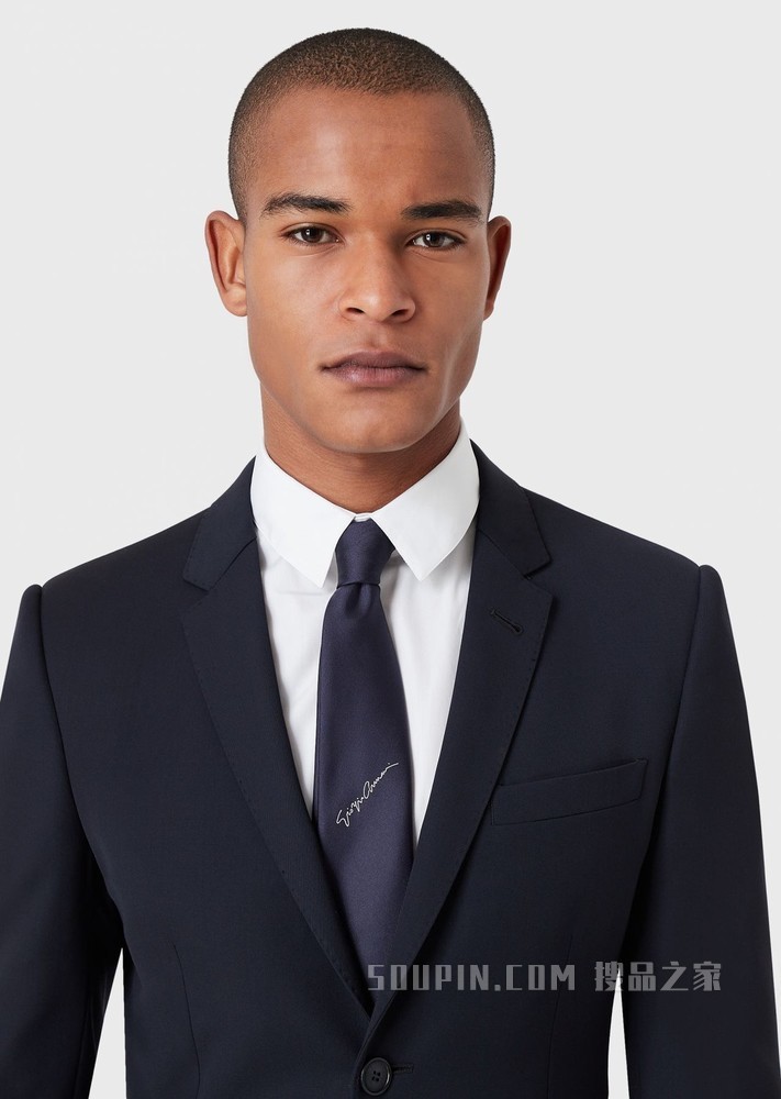 桑蚕丝商务领带 | Giorgio Armani