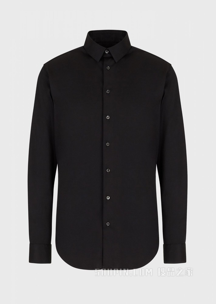 纯色修身版衬衫 | Giorgio Armani
